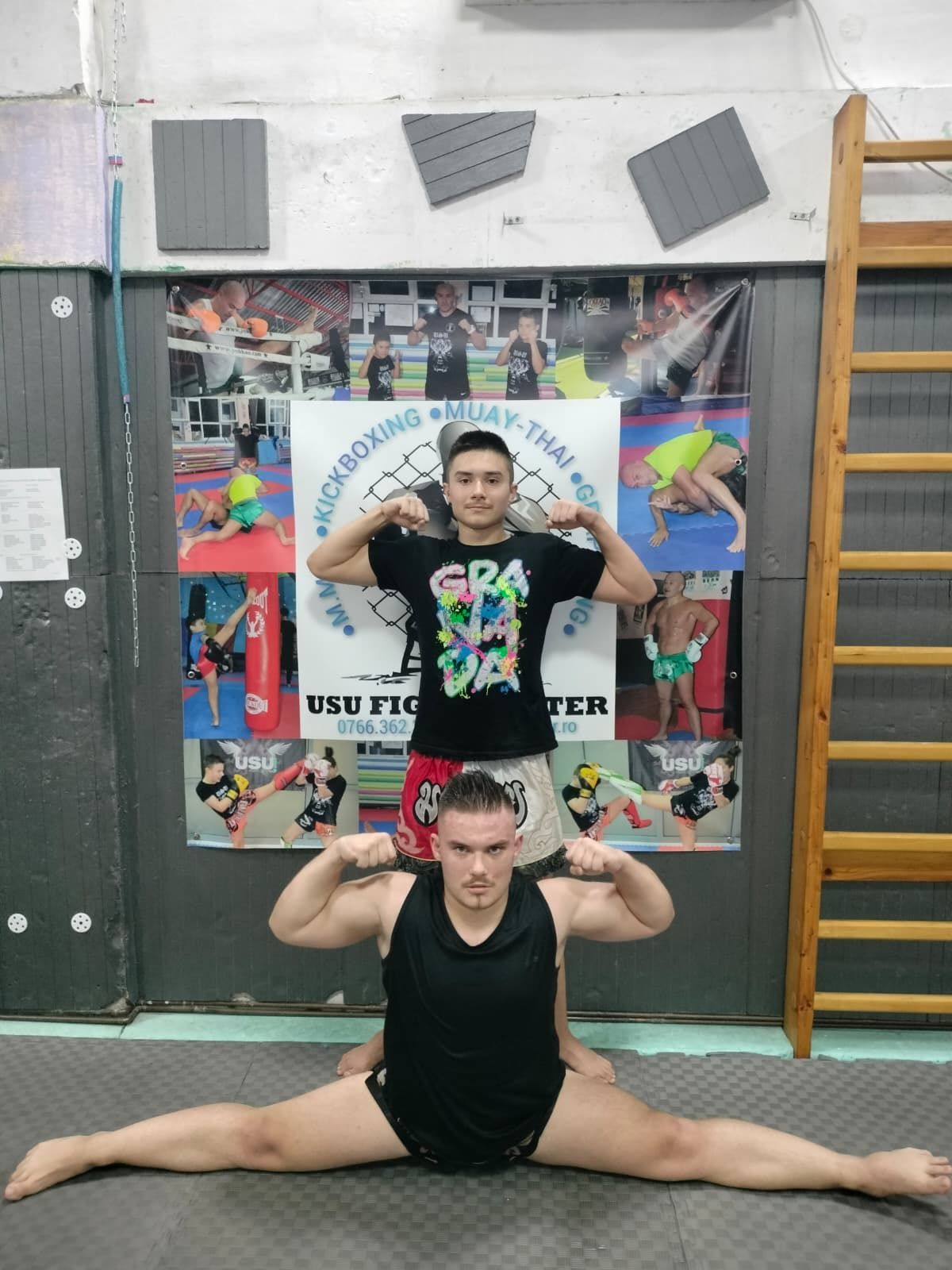 Antrenorii Iannis și Ioannis la USU Fight Center